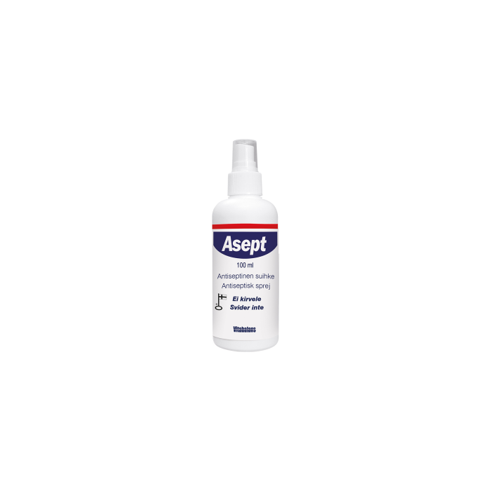 Asept-suihkepullo 100 ml kuva 2