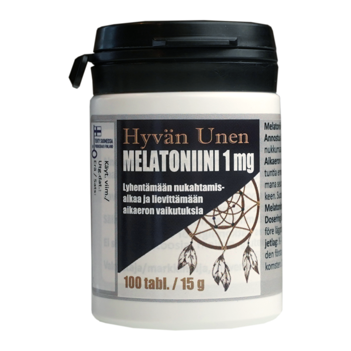 Hyvän unen Melatoniini 1 mg 100 tabl kuva 2