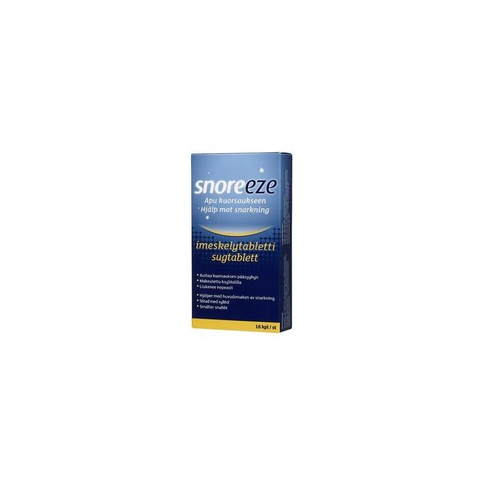 Snoreeze imeskelytabletti 16 kpl
