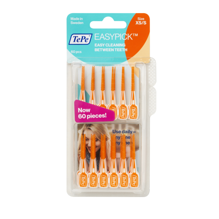 TePe hammastikku EasyPick XS/S oranssi 60 kpl kuva 1