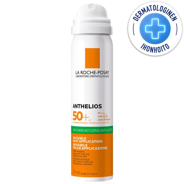 LRP Anthelios Anti-Shine Mist SPF50+ aurinkosuojasuihke 75 ml kuva 2