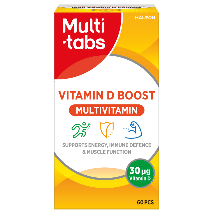 Multi-tabs vitamin D boost multivitamin 60 kpl kuva 4
