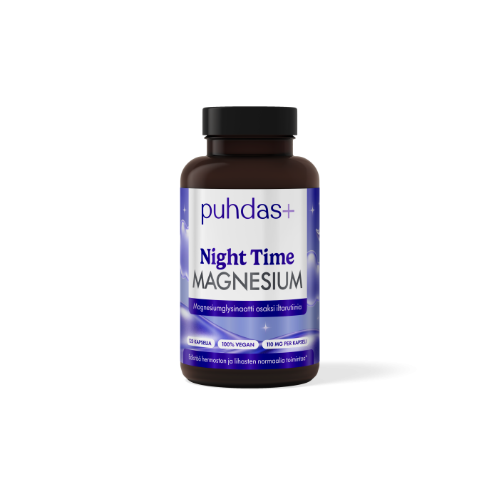 Night Time Magnesium 120 vegekaps kuva 2