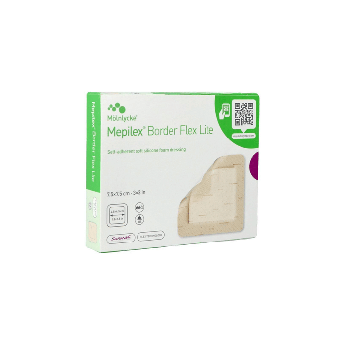 Mepilex Border Flex Lite 7,5 x 7,5 cm 5 kpl/ltk