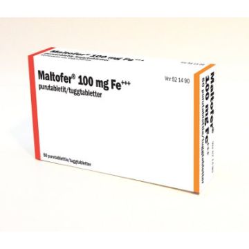 MALTOFER purutabletti 100 mg 50 fol