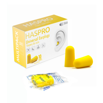 Haspro UNIVERSAL korvatulpat keltainen 10 paria