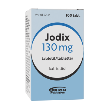 JODIX tabletti 130 mg 100 kpl