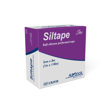 Siltape lääkinnäl. silikoniteippi 2 cm x 3 m 1 kpl