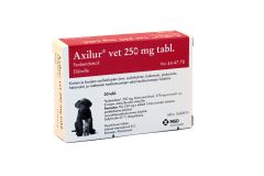 Axilur vet tabletti 250 mg 20 fol
