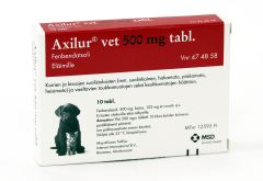 Axilur vet tabletti 500 mg 10 fol